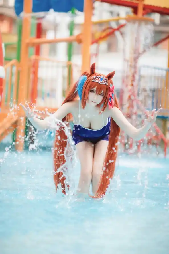 4k户外壁纸 - 水花 - 清凉 - 红发「哲风壁纸」