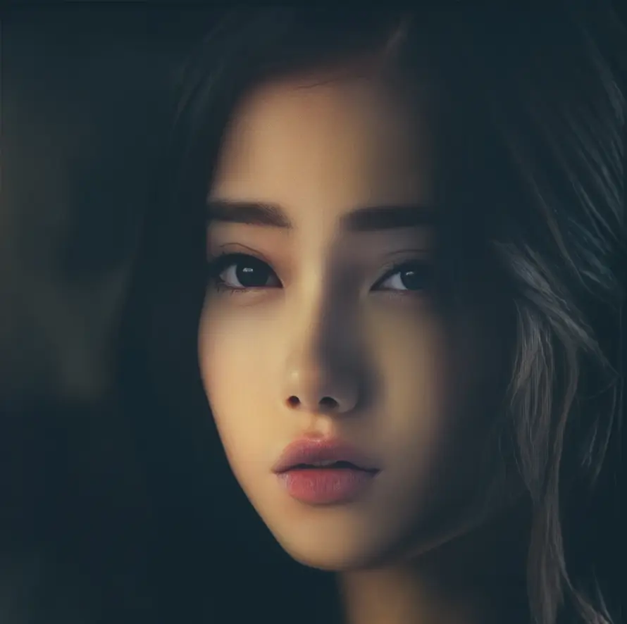 4k人像壁纸 - 写实 - 女性 - 暗调「哲风壁纸」