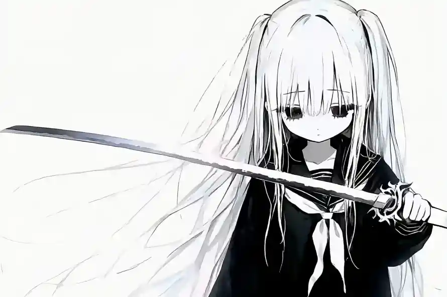 4k可爱壁纸 - 剑 - 萌 - 校服「哲风壁纸」