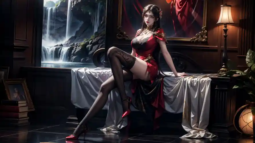 4k书籍壁纸 - 台灯 - 女王 - 性感「哲风壁纸」