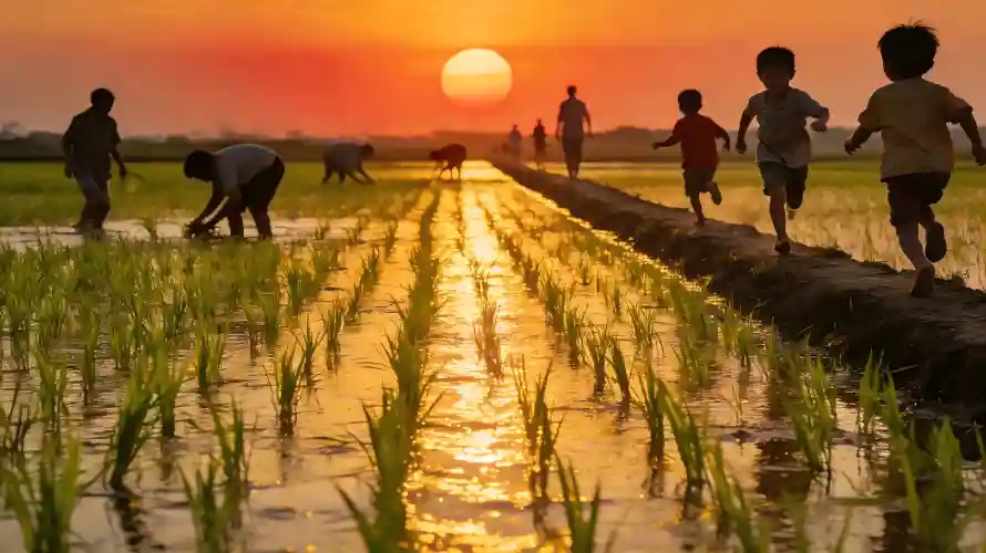 3k乡村壁纸-乡间小路 - 金色-热门的壁纸「哲风壁纸」