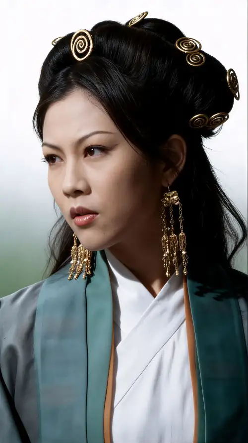 4k古装壁纸 - 古风 - 怀旧 - 古典发型「哲风壁纸」