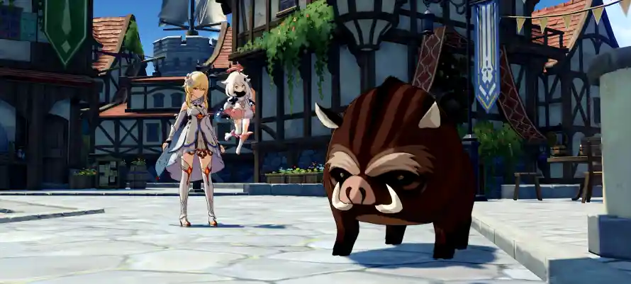 4k冒险壁纸 - 荧 - 原神 - 建筑「哲风壁纸」