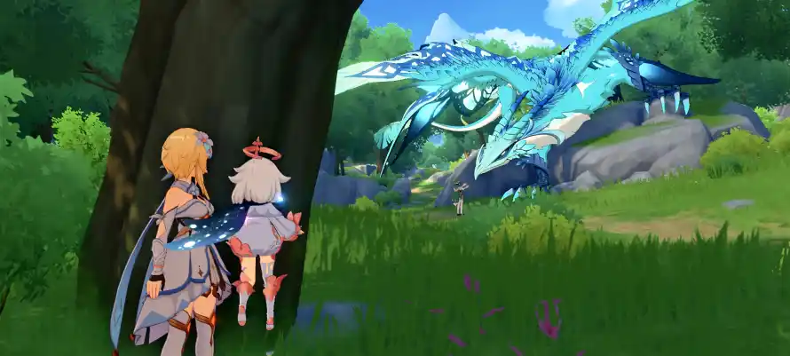 4k冒险壁纸 - 荧 - 原神 - 树木「哲风壁纸」