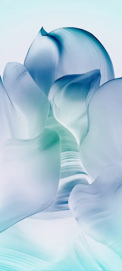 4k创意壁纸 - 抽象 - 柔和 - 淡蓝「哲风壁纸」