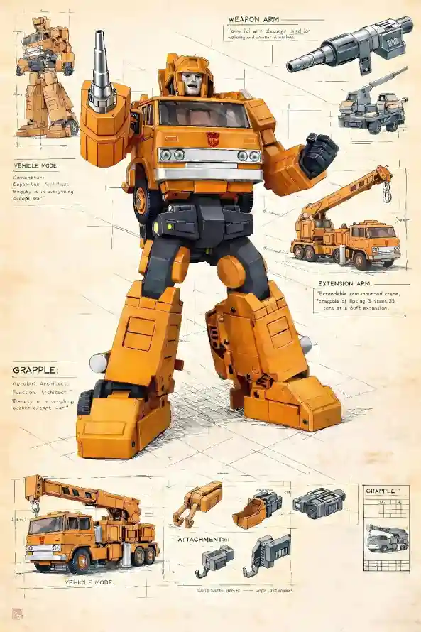 4kG1壁纸 - 吊车 - 手办 - 机甲「哲风壁纸」