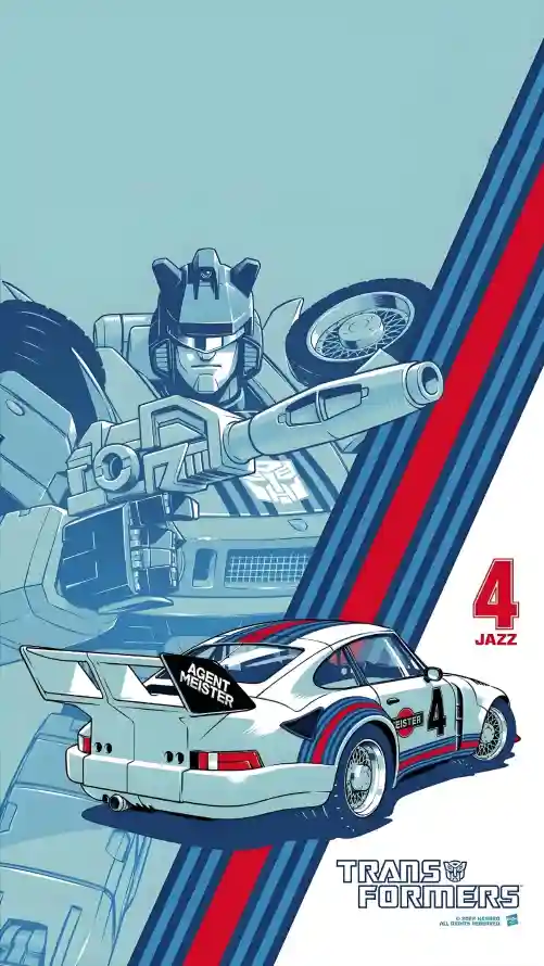 4k手绘壁纸 - 机甲 - 条纹 - 爵士「哲风壁纸」