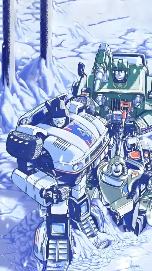 4k冰面壁纸 - 动画 - 机械 - 机甲「哲风壁纸」