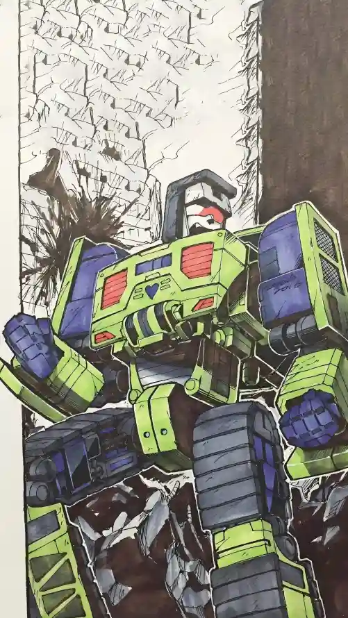 4k履带壁纸 - 手绘 - 机甲 - 狂派「哲风壁纸」