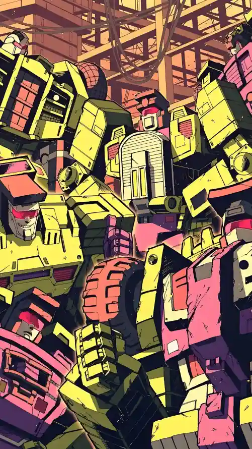 4k工地壁纸 - 怀旧 - 机械 - 机甲「哲风壁纸」