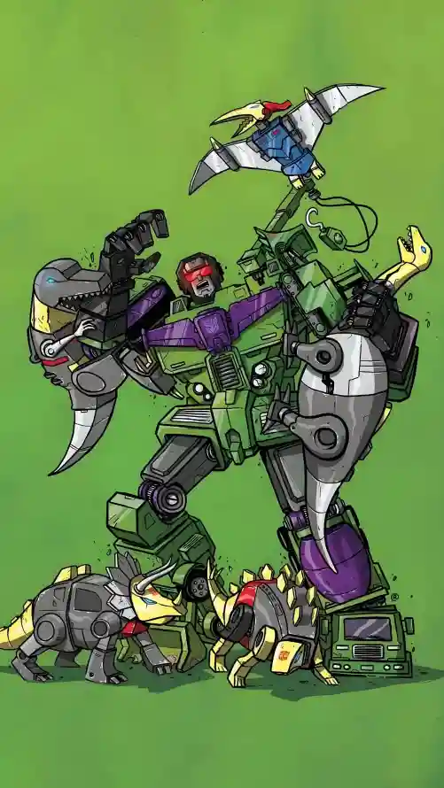 4k手绘壁纸 - 机械 - 机甲 - 武器「哲风壁纸」