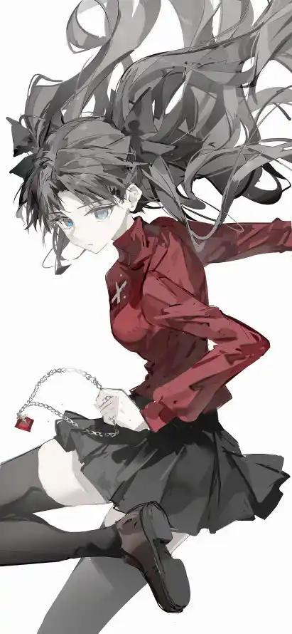 4k少女壁纸 - 御姐 - 黑丝 - 双马尾「哲风壁纸」