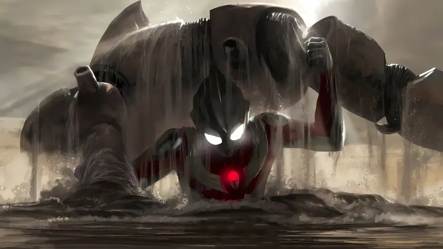 4k发光壁纸 - 废墟 - 战斗 - 特摄「哲风壁纸」