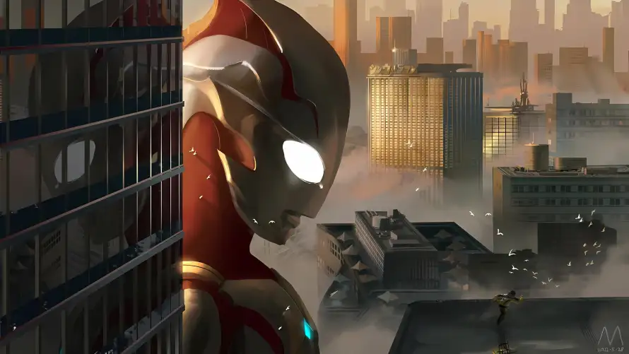 3k巨人壁纸-发光眼睛和战后-城市建筑壁纸推荐「哲风壁纸」