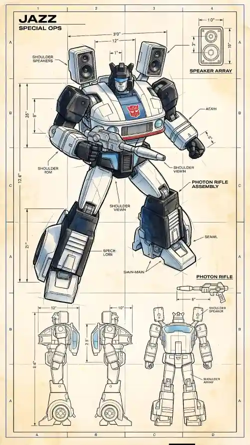 4kG1壁纸 - 手稿 - 机甲 - 爵士「哲风壁纸」