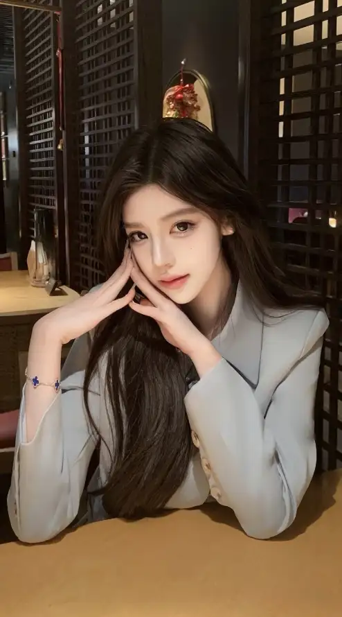 4k室内壁纸 - 御姐 - 手链 - 木桌「哲风壁纸」