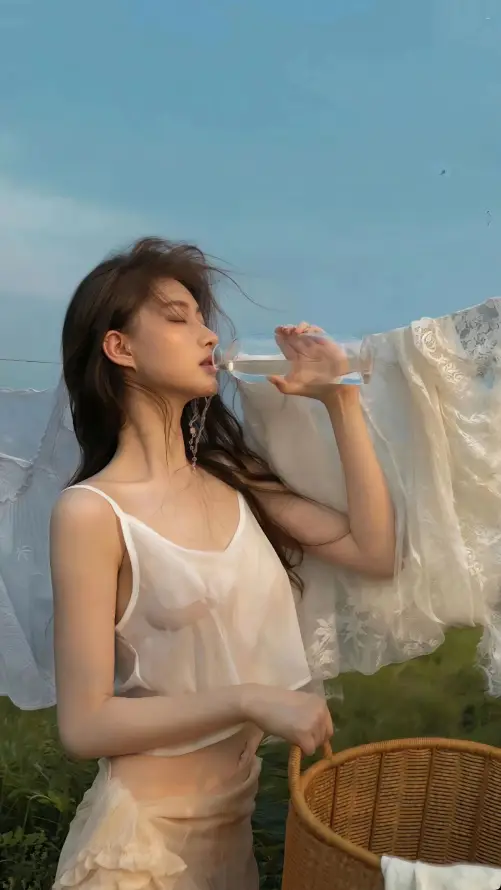 4k侧颜壁纸 - 户外 - 清爽 - 竹篮「哲风壁纸」