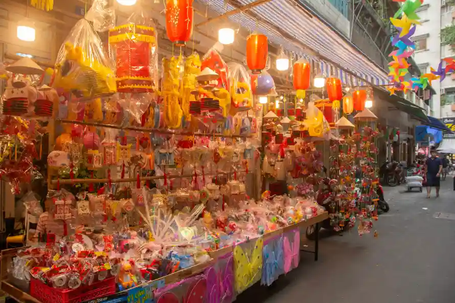 6k夜市壁纸-凯蒂猫 - 小商品-步行街壁纸分享「哲风壁纸」