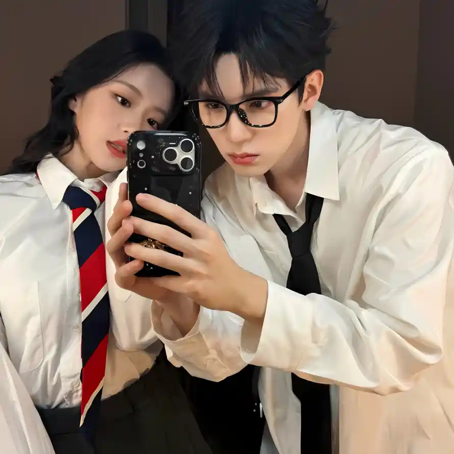 4k室内壁纸 - 情侣 - 手机 - 领带「哲风壁纸」