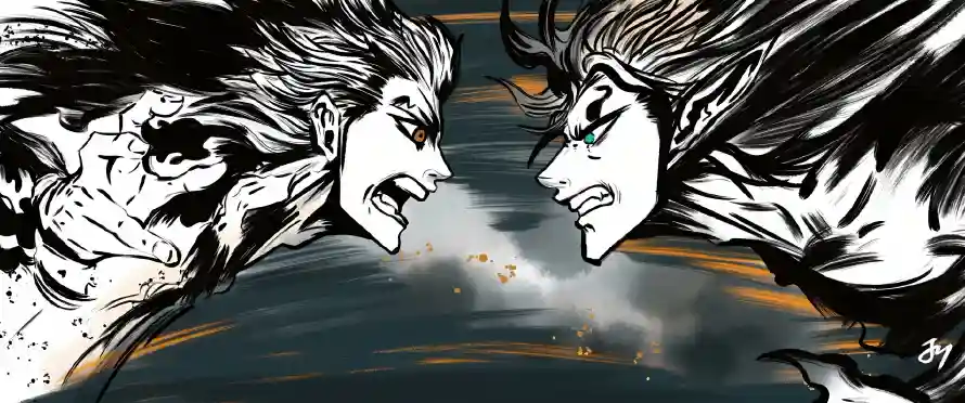 4k国漫壁纸 - 国风 - 对峙 - 怒容「哲风壁纸」