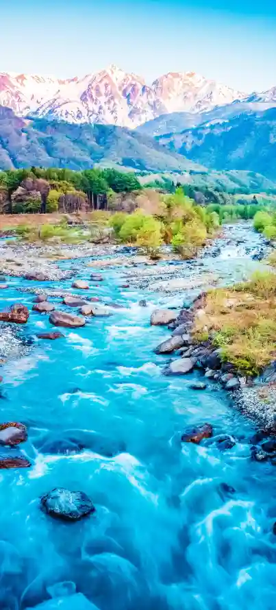 4k山谷壁纸 - 树林 - 植被 - 江边「哲风壁纸」