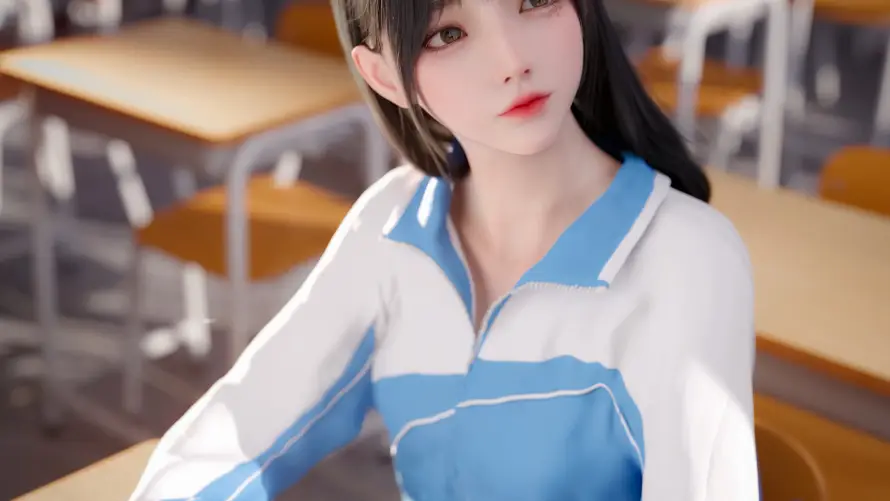 4k书桌壁纸-高中生与学生-3D建模壁纸推荐「哲风壁纸」