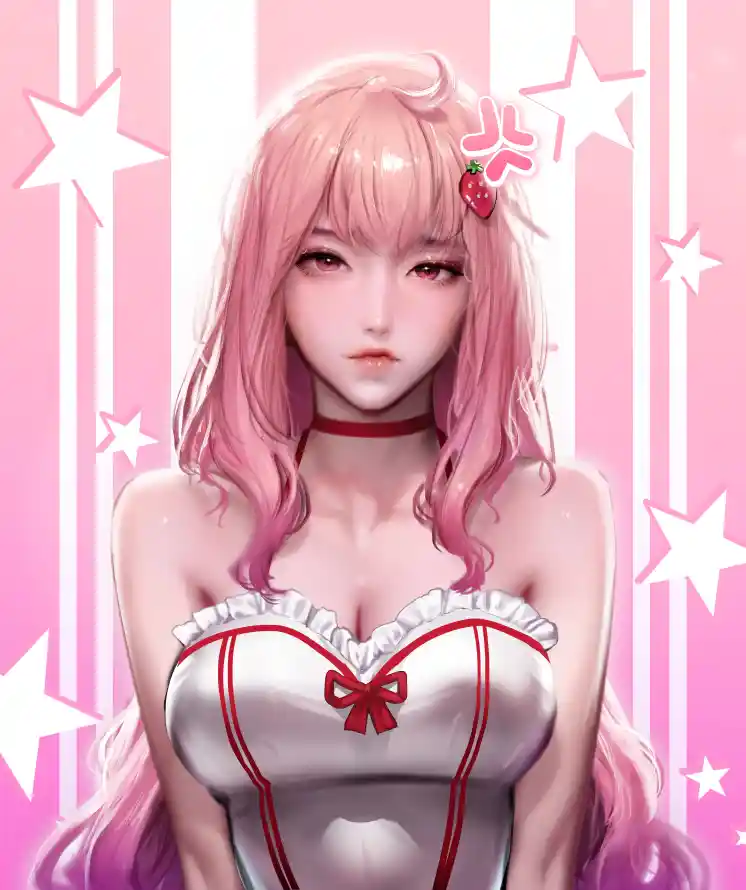 4k卷发壁纸 - 星星 - 条纹 - 漫画「哲风壁纸」