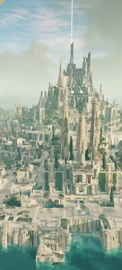 4k尖塔壁纸 - 水域 - 蓝天 - 远景「哲风壁纸」