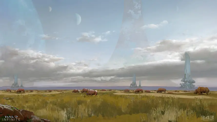 4k云层壁纸 - 动物 - 天空 - 平原「哲风壁纸」