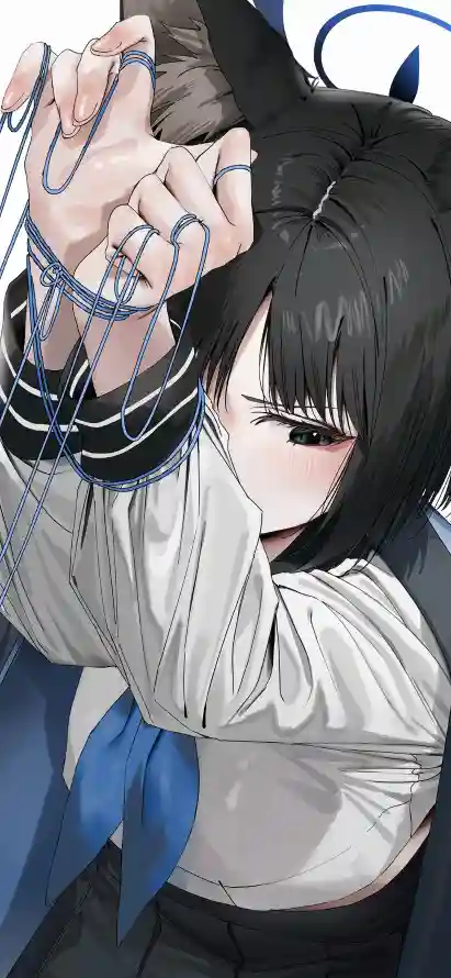 4k少女壁纸 - 手铐 - 猫耳 - 短发「哲风壁纸」