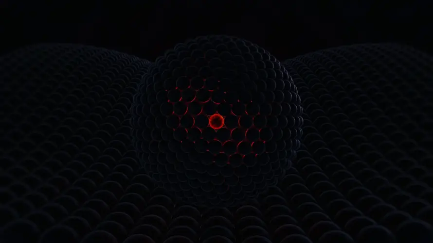 2k光晕壁纸-指示灯与圆形-散热格栅免费下载「哲风壁纸」