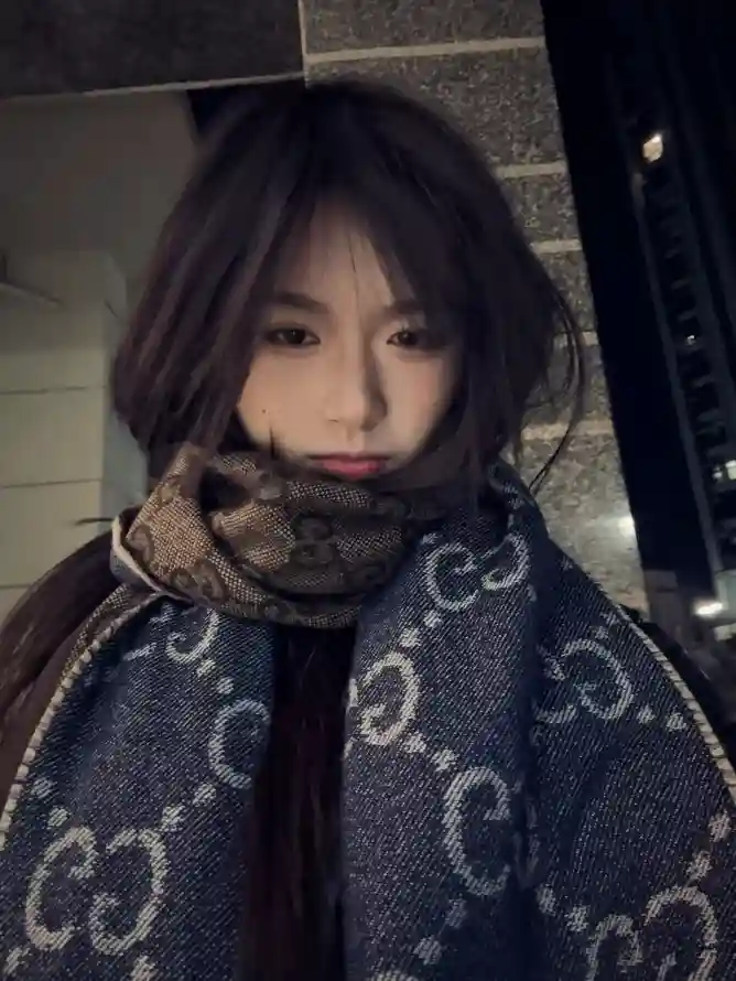 4k保暖壁纸 - 冬日 - 古驰 - 围巾「哲风壁纸」