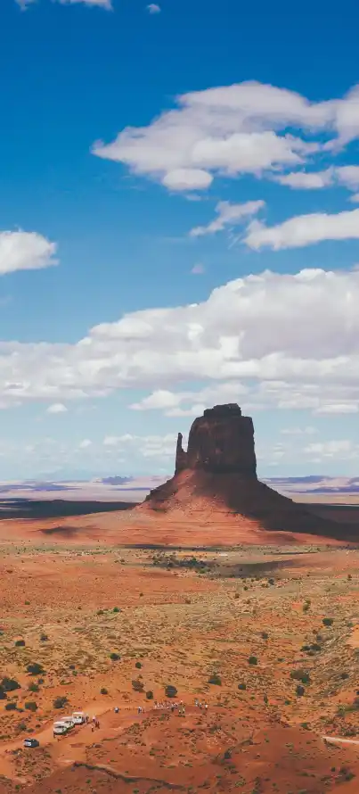 4k孤峰壁纸 - 干旱 - 戈壁 - 旷野「哲风壁纸」