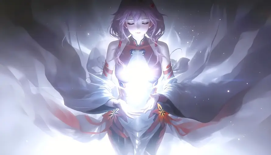 4k丝带壁纸 - 光影 - 冷光 - 发光「哲风壁纸」