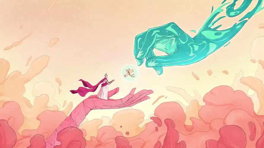 4k人生壁纸-古风人物与仙侠-粉色云海壁纸分享「哲风壁纸」