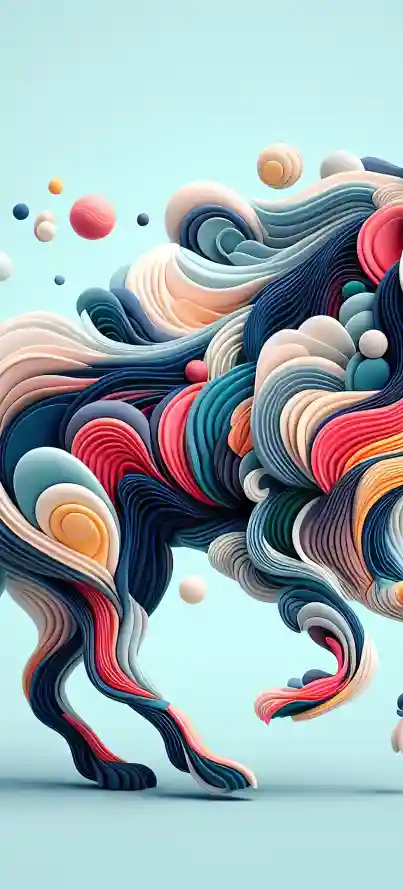 4k3D壁纸 - 七彩 - 创意 - 手机「哲风壁纸」