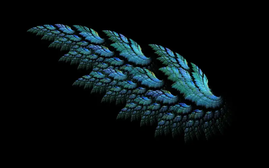 4k光影壁纸-冷色调 - 分形-创意设计热门的壁纸「哲风壁纸」