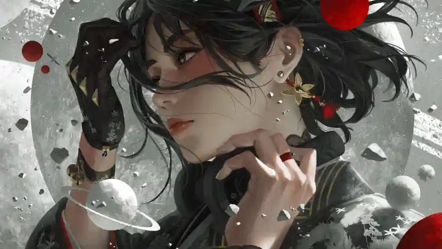 4k发丝壁纸 - 古风 - 复古 - 插画「哲风壁纸」