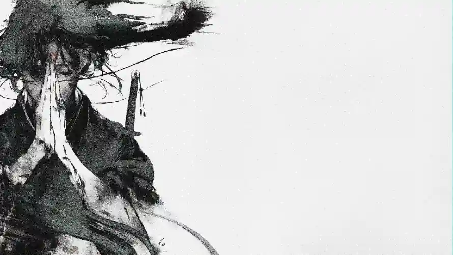 2k侠客壁纸-水墨风与留白-壁纸分享「哲风壁纸」