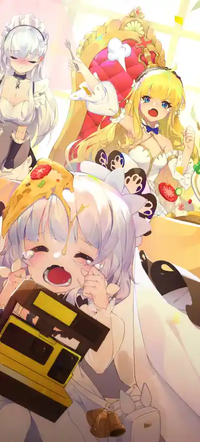 4k动漫壁纸 - 可爱 - 哭泣 - 宴会「哲风壁纸」