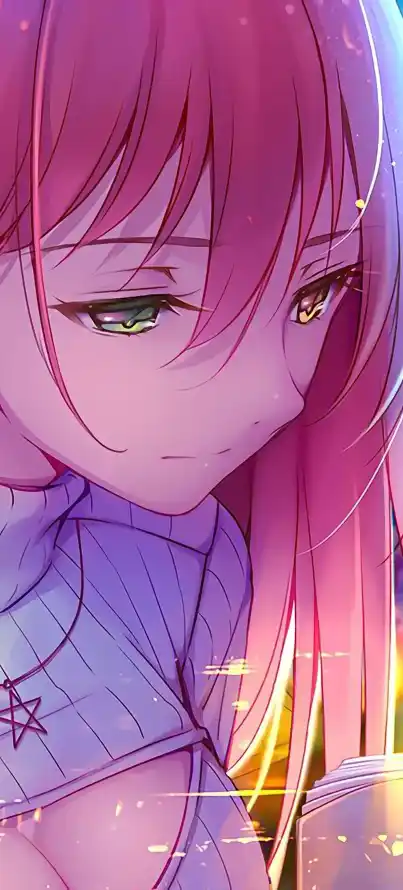 4k手机壁纸 - 梦幻 - 温柔 - 粉发「哲风壁纸」