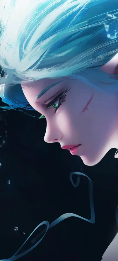 4k伤疤壁纸 - 侧脸 - 冷艳 - 女性「哲风壁纸」
