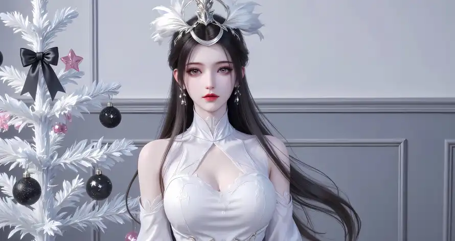 4k清冷壁纸 - 白裙 - 红唇 - 耳坠「哲风壁纸」 4k清冷壁纸 - 白裙 - 红唇 - 耳坠「哲风壁纸」