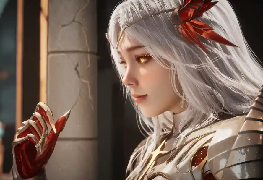 2k国漫壁纸-星幻王 - 白发-3D动画壁纸推荐「哲风壁纸」