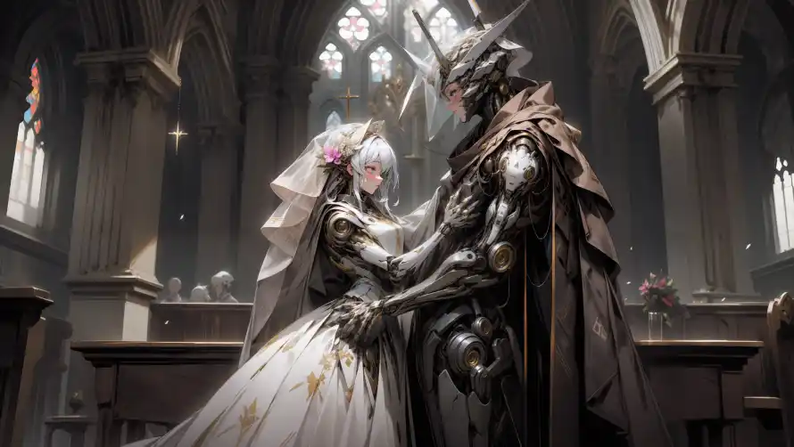 3k4K壁纸-机械姬和AI-机械骑士壁纸分享「哲风壁纸」