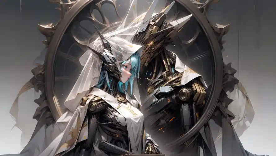 4k4K壁纸 - 暗黑 - 机甲 - 白纱「哲风壁纸」 4k4K壁纸 - 暗黑 - 机甲 - 白纱「哲风壁纸」