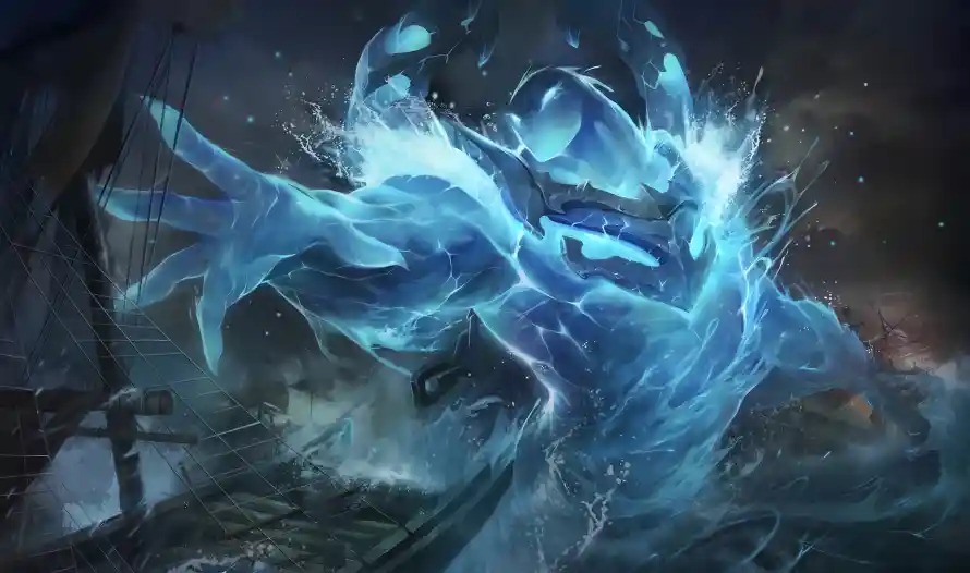 5k战斗壁纸-水元素 - 暗影-水系法术壁纸推荐「哲风壁纸」