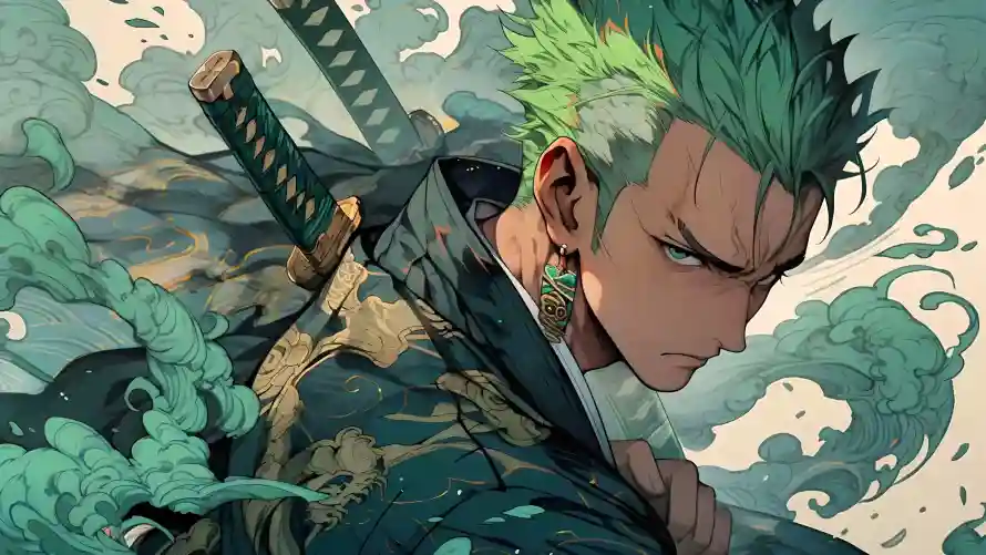 4k冷峻壁纸-武士刀 - 耳钉-壁纸分享「哲风壁纸」