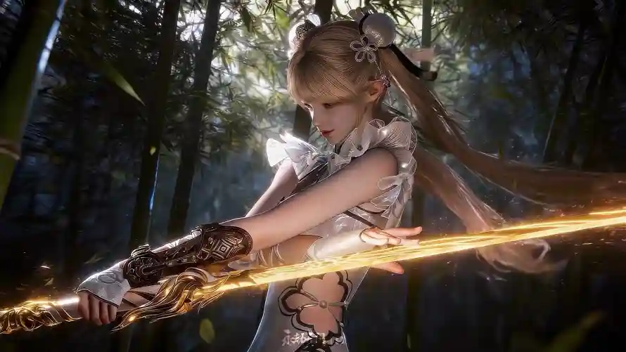 2k光影壁纸-双马尾壁纸和古风-永劫无间壁纸分享「哲风壁纸」