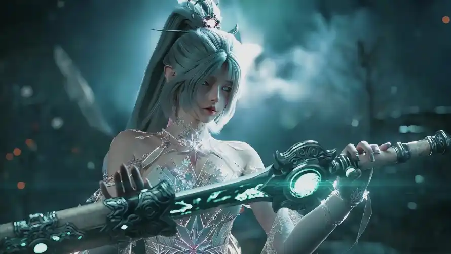 4k仙侠壁纸 - 冷光 - 冷艳 - 古风「哲风壁纸」